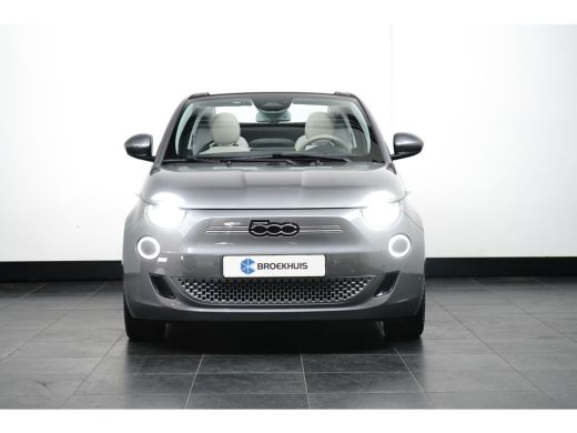 Fiat 500C La Prima 42 kWh l Leder l 17" l Adaptive Cr Control l Stuurverwarming l Cabrio! l Navigatie l Sid... ActivLease financial lease