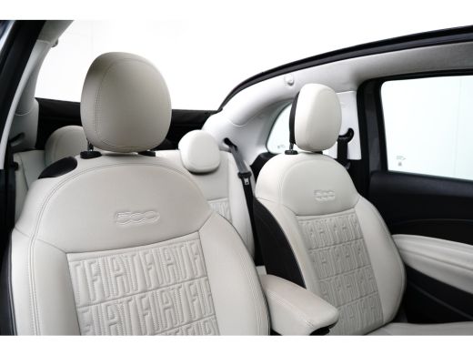 Fiat 500C La Prima 42 kWh l Leder l 17" l Adaptive Cr Control l Stuurverwarming l Cabrio! l Navigatie l Sid... ActivLease financial lease