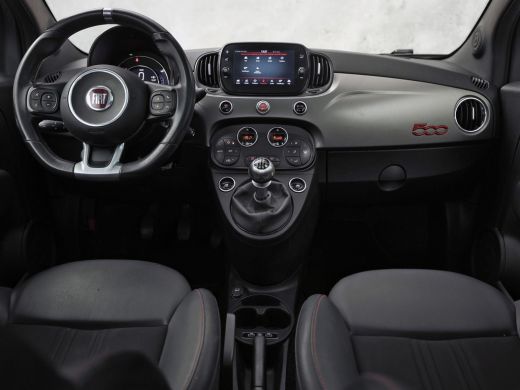 Fiat 500 1.0 Hybrid Sport (VIRTUAL COCKPIT, GROOT NAVI, CLIMATE, HALF LEDER, SPORTSTOELEN, PARKEERSENSOREN... ActivLease financial lease