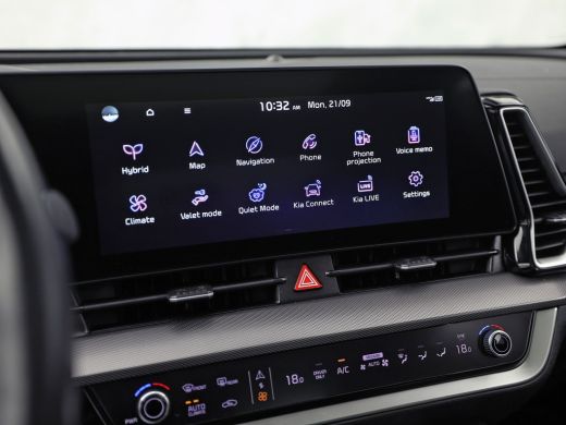 Kia Sportage 1.6 T-GDi Hybrid DynamicPlusLine Automaat (PANORAMADAK, STOEL/STUURVERWARMING, APPLE CARPLAY, GRO... ActivLease financial lease
