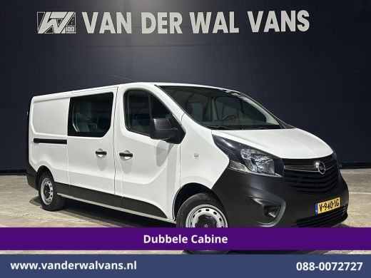 Opel Vivaro 1.6 CDTI 126pk L2H1 Dubbele Cabine Euro6 Airco | 6-Zits | LED | Cruisecontrol Trekhaak ActivLease financial lease