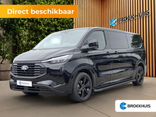 Ford Transit Custom 320 2.5 PHEV L2H1 Limited Black Platinum Dubbel Cabine 19'inch Lichtmetalen Velgen | 360. Cam | A... ActivLease financial lease