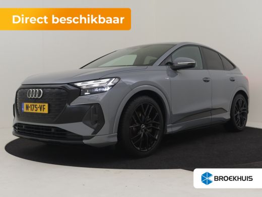 Audi Q4 Sportback e-tron 40 S edition 77 kWh 204pk l S-Line int. l SONOS Sound l Stoelverwarming l Half Leder l Elektr. Kl... ActivLease financial lease