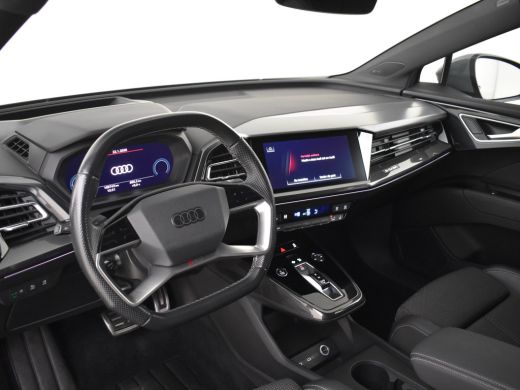 Audi Q4 Sportback e-tron 40 S edition 77 kWh 204pk l S-Line int. l SONOS Sound l Stoelverwarming l Half Leder l Elektr. Kl... ActivLease financial lease