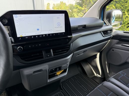 Ford E-Transit Custom MS-RT 285 PK FULL ELECTRIC SPORT / L1H1 / DIGITAL AQUA BLUE METALLIC / REAR VIEUW / B&O SOUND SYS... ActivLease financial lease