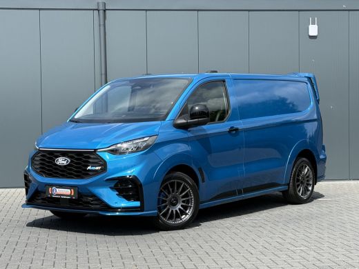 Ford E-Transit Custom MS-RT 285 PK FULL ELECTRIC SPORT / L1H1 / DIGITAL AQUA BLUE METALLIC / REAR VIEUW / B&O SOUND SYS... ActivLease financial lease