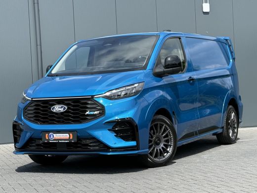 Ford E-Transit Custom MS-RT 285 PK FULL ELECTRIC SPORT / L1H1 / DIGITAL AQUA BLUE METALLIC / REAR VIEUW / B&O SOUND SYS... ActivLease financial lease