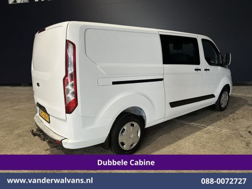 Ford Transit Custom 2.0 TDCI 130pk Automaat L2H1 Dubbele Cabine Euro6 Airco | 5-Zits | Camera | Navigatie | LED | App... ActivLease financial lease