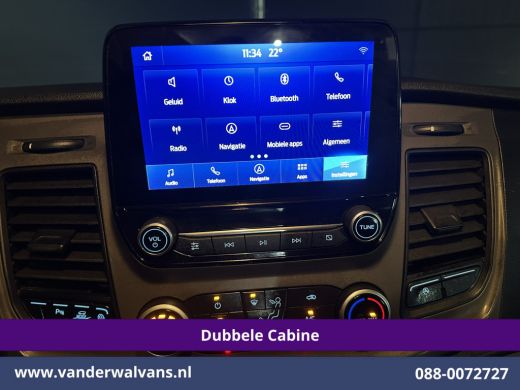 Ford Transit Custom 2.0 TDCI 130pk Automaat L2H1 Dubbele Cabine Euro6 Airco | 5-Zits | Camera | Navigatie | LED | App... ActivLease financial lease