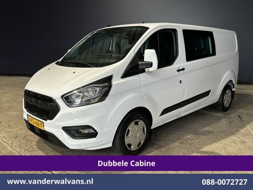 Ford Transit Custom 2.0 TDCI 130pk Automaat L2H1 Dubbele Cabine Euro6 Airco | 5-Zits | Camera | Navigatie | LED | App... ActivLease financial lease