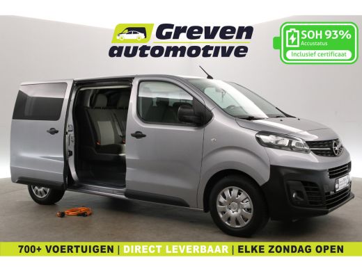 Opel Vivaro-e 75 kWh L2H1 | Snelladen | SOH 93% | DC | 6 Zits | Airco | Cruise | Carplay | 3 Zits | Parkeersens. ActivLease financial lease
