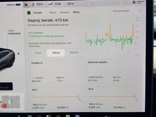 Tesla Model 3 Long Range AWD 75 kWh SOH 92% | Orig. Trekhaak | Autopilot | 1e Eigenaar | NL Auto | 3 Fase | Sto... ActivLease financial lease