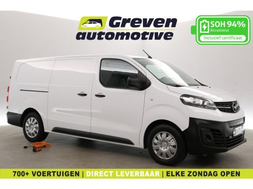 Opel Vivaro-e L3H1 75 kWh | Snelladen | SOH 94% | Airco | Cruise | Carplay | 3 Zits | Parkeersens. ActivLease financial lease