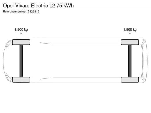 Opel Vivaro-e L2 75 kWh | 11 kW boordlader | Comfort Pakket | Elektrisch bedienbare en verwarmde buitenspiegels ActivLease financial lease