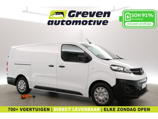Opel Vivaro-e 75 kWh L3H1 Long Range | Snelladen | SOH 91% | Airco | Cruise | 3 Zits | Parkeersens. ActivLease financial lease