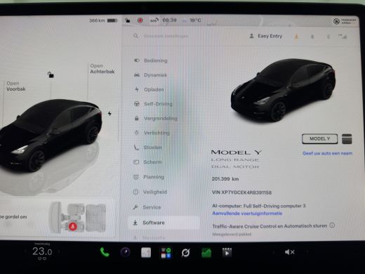 Tesla Model Y Long Range AWD 75 kWh (3-Fase-11kW) {SoH-87%} (INCL-BTW) Aut. *PANO | AUTO-PILOT | LEATHER | NAVI... ActivLease financial lease