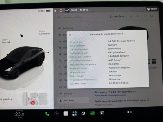 Tesla Model Y Long Range AWD 75 kWh (3-Fase-11kW) {SoH-87%} (INCL-BTW) Aut. *PANO | AUTO-PILOT | LEATHER | NAVI... ActivLease financial lease