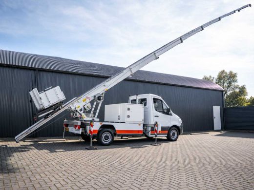 Mercedes-Benz Sprinter 315 | Verhuislift / ladder | Nieuwstaat | Paus City-Floh 27M | 400KG Laadvermogen | Cruise | Airco ActivLease financial lease