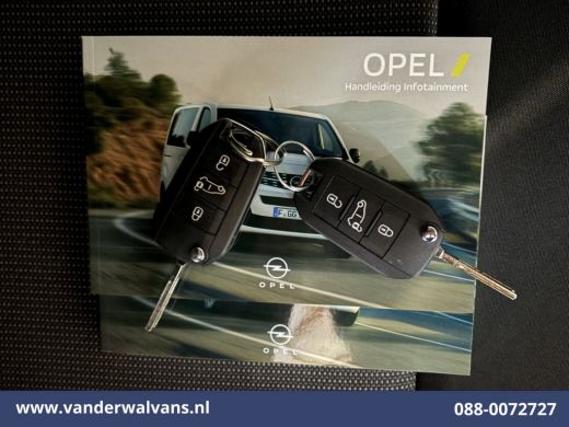 Opel Vivaro 1.5 CDTI L3H1 Euro6 Airco | Navigatie | Camera | Sidebars | Apple Carplay Cruisecontrol, Android ... ActivLease financial lease