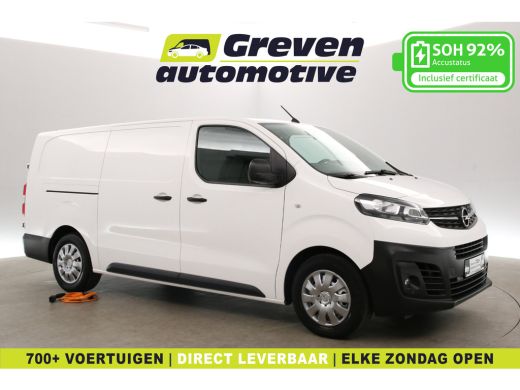 Opel Vivaro-e 75 kWh L3H1 Long Range | Snelladen | SOH 92% | Airco | Cruise | 3 Zits | Carplay | Parkeersens. ActivLease financial lease