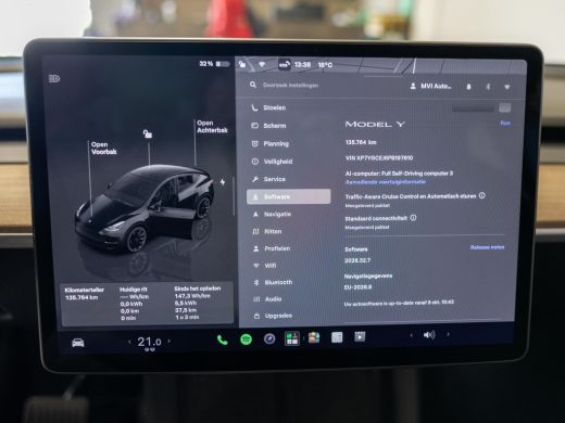 Tesla Model Y RWD 58 kWh SOH 93% / 299pk / Trekhaak / ActivLease financial lease