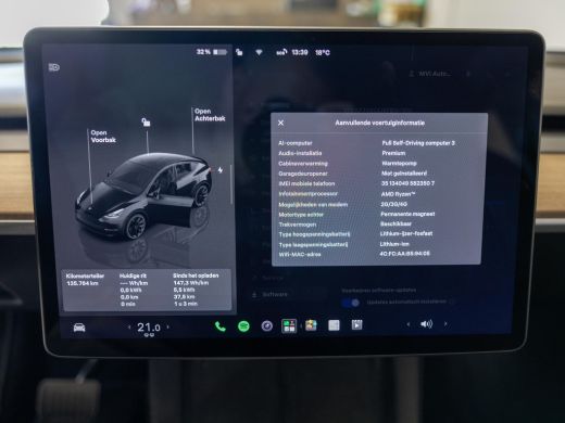Tesla Model Y RWD 58 kWh SOH 93% / 299pk / Trekhaak / ActivLease financial lease