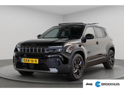 Jeep Avenger Black Edition 54 kWh | Tot 8 Jaar Garantie | Lederen bekleding | Schuif-Kanteldak | Camera | Stoe... ActivLease financial lease
