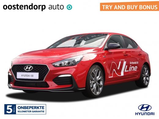 Hyundai i30 Fastback 1.4 T-GDI N Line Automaat | Navi | Achteruitrijcamera | Sportstoelen | Bluetooth Hyundai i30 Fastback 1.4 T-GDI N Line Automaat | Navi | Achteruitrijcamera | Sportstoelen | Bluetooth