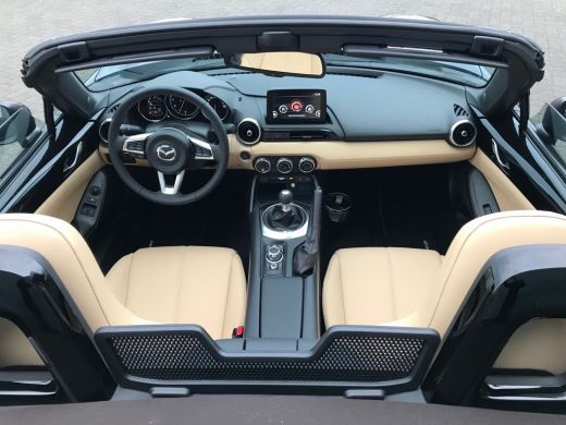 Mazda MX-5 1.5 SkyActiv-G 132 Chairo Beige leder / Navi / Led ActivLease financial lease