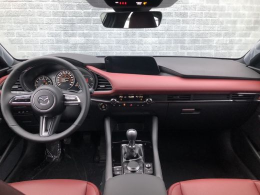 Mazda 3 SkyActiv-X Luxury i-Active-sense Model 2020!! Leder / 360gr camera / Led / Radar cruise ActivLease financial lease