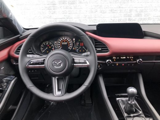 Mazda 3 SkyActiv-X Luxury i-Active-sense Model 2020!! Leder / 360gr camera / Led / Radar cruise ActivLease financial lease