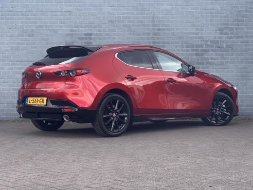Mazda 3 2.0 E-SkyActiv-X 186 Luxury | Sport-pakket | Schuif-kanteldak | Apple-carplay | 360gr camera | ActivLease financial lease