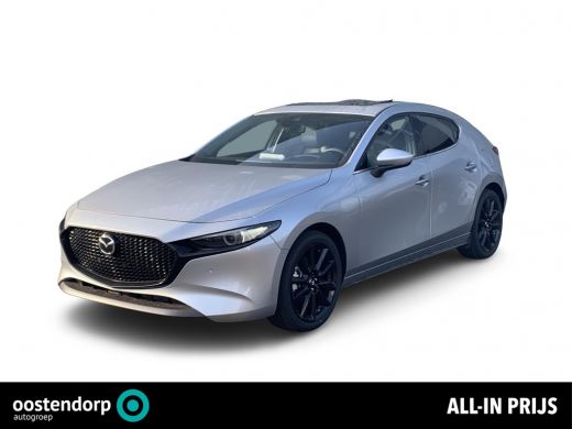 Mazda 3 2.0 E-SkyActiv-X 186 Luxury | Navigatie | Led verlichting | Bose audio | Lederen bekleding | Airc...