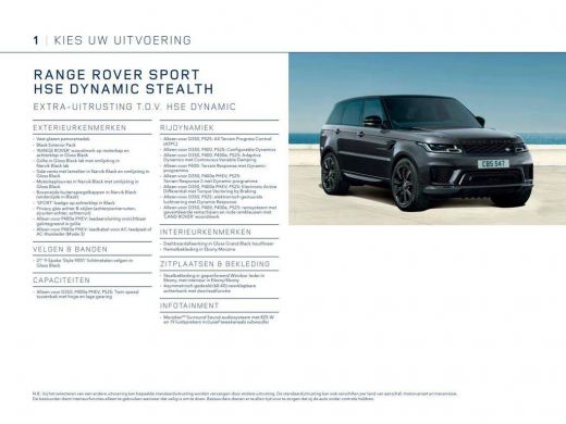 Land Rover Range Rover Sport P400e HSE Dynamic Stealth Cruise Control/ Matrix LED / blind spot ActivLease financial lease