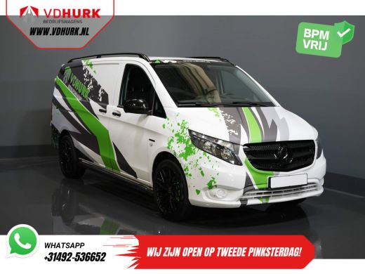 Mercedes eVito DEMO BPM VRIJ! 19"/ HG Zwart Pakket/ Spoiler/Sidebars/ L2/ Navi/ Camera/ Stoelverw.