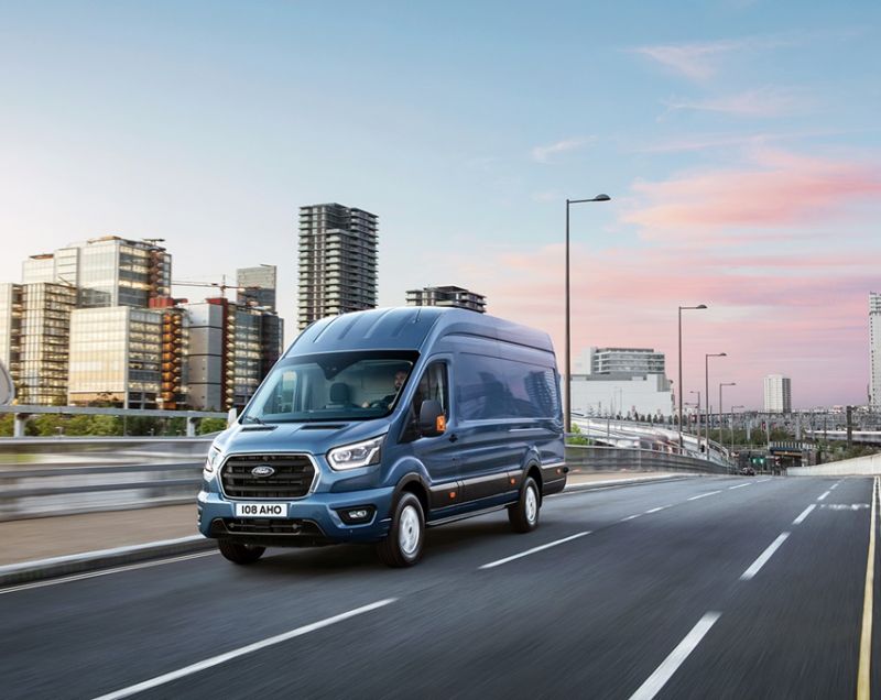 Ford Transit 68kWh ev l3h2 350 trend 198kW aut