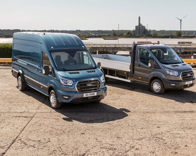 Ford Transit 68kWh ev l3h2 350 trend 198kW aut