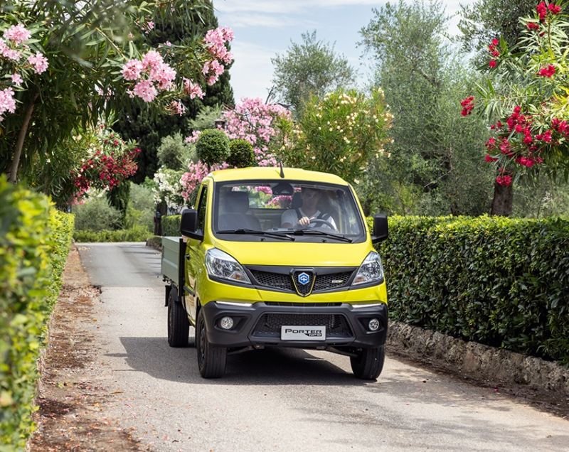 Piaggio Porter 42kWh ev achteroverkipper lang aut