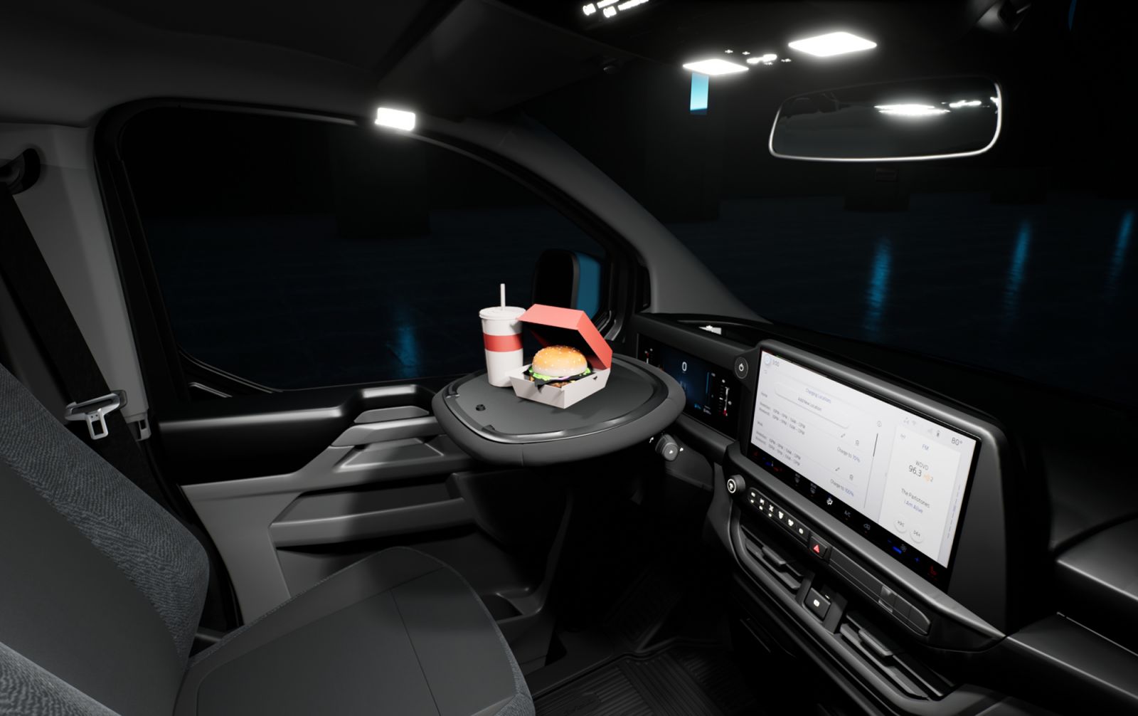 Ford E-Transit interieur