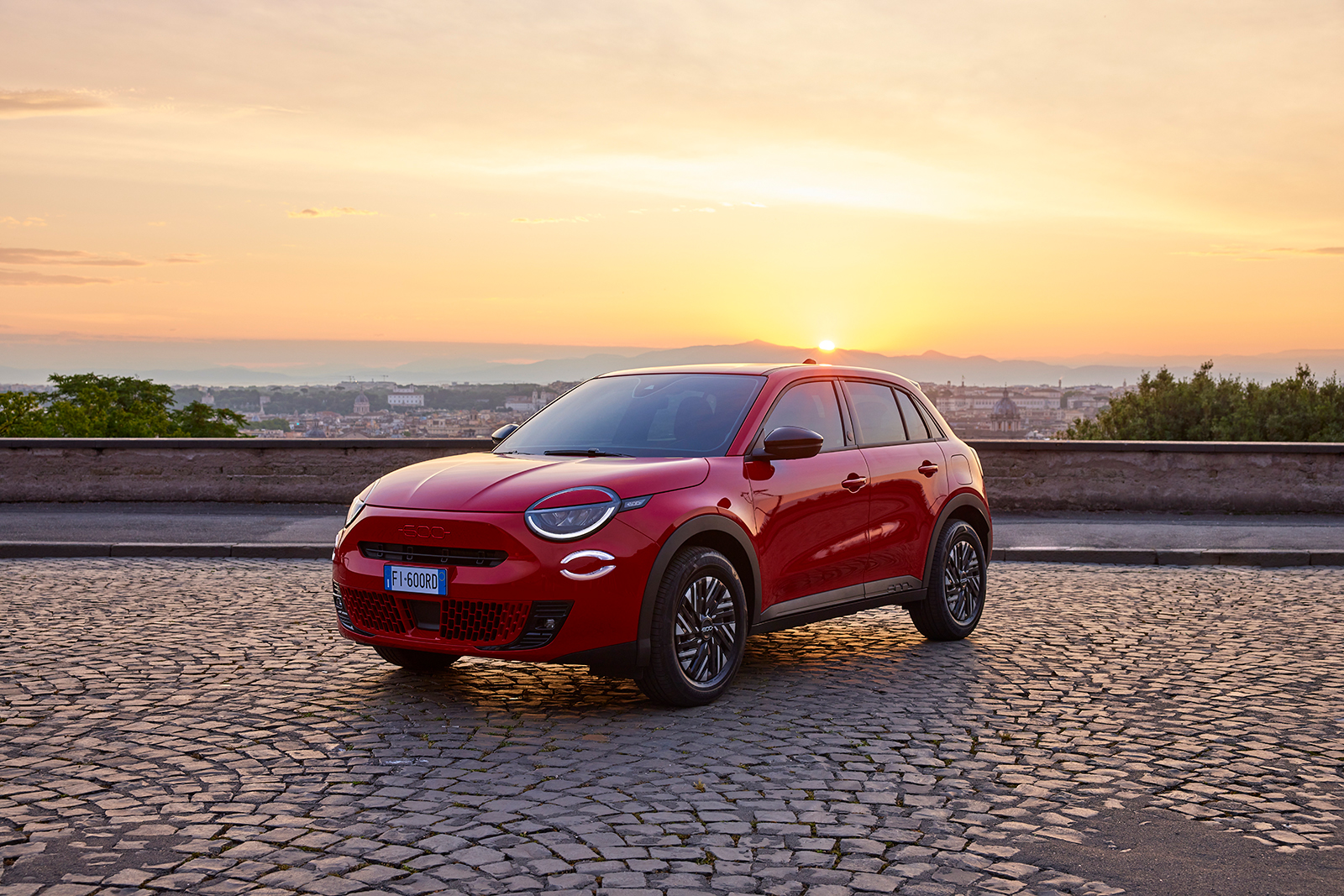 Fiat 600e Red ActivLease