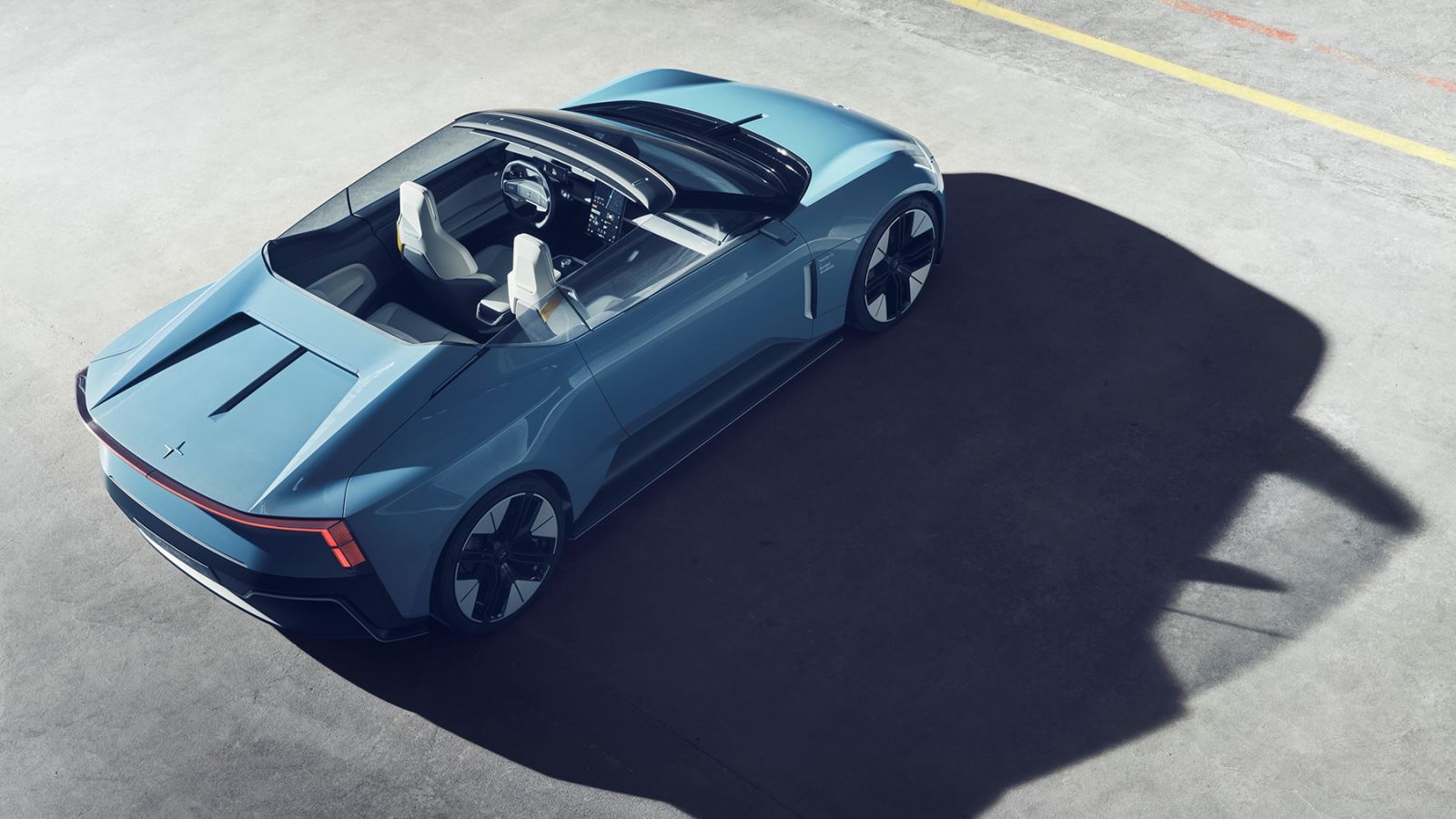 De Polestar 02 Concept met open dak