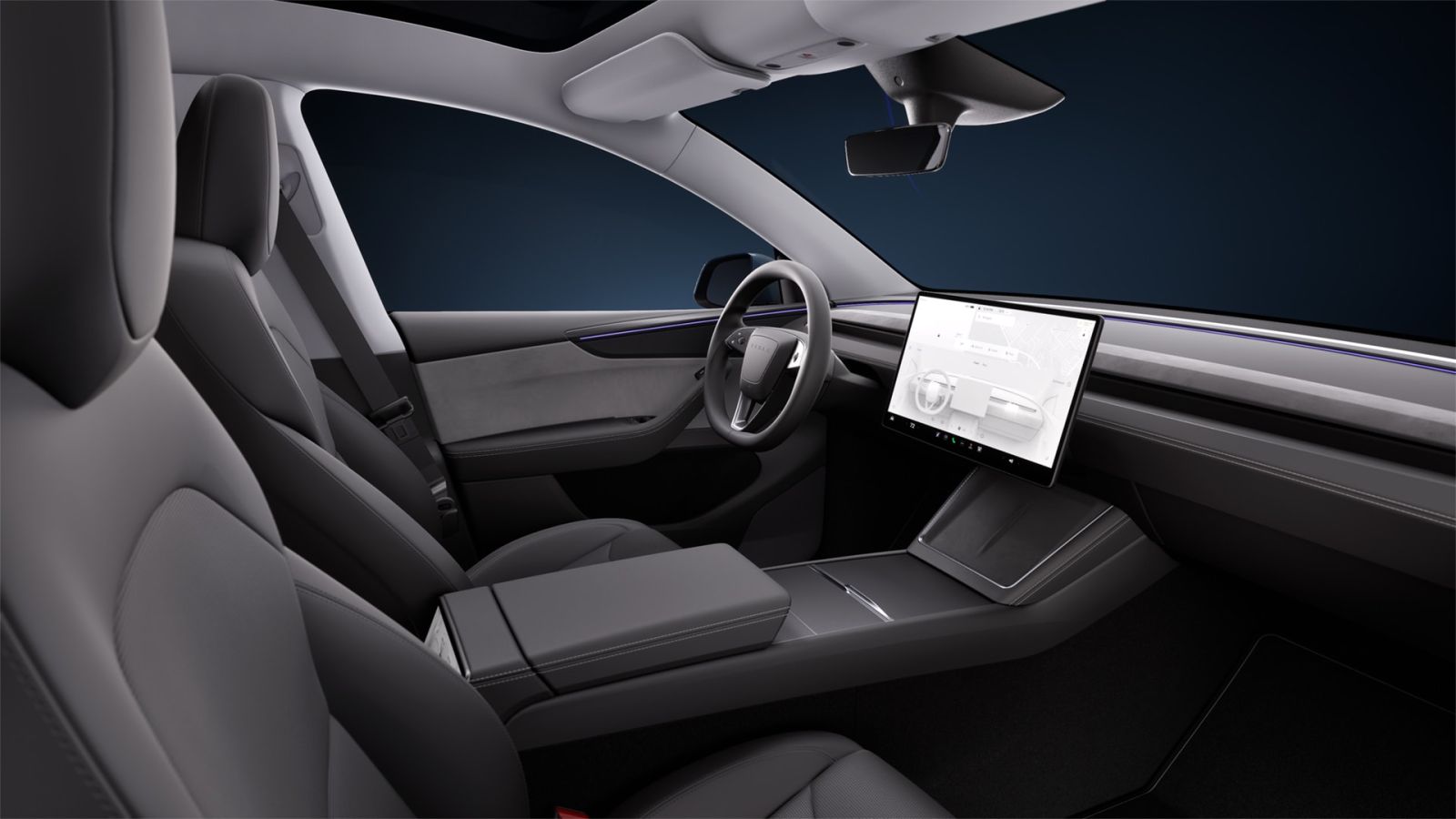 Tesla Model Y Juniper interieur - ActivLease
