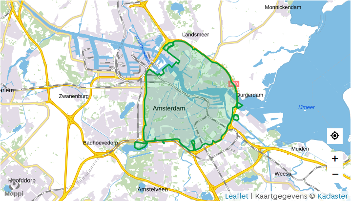 Amsterdam zero-emissiezone 2025