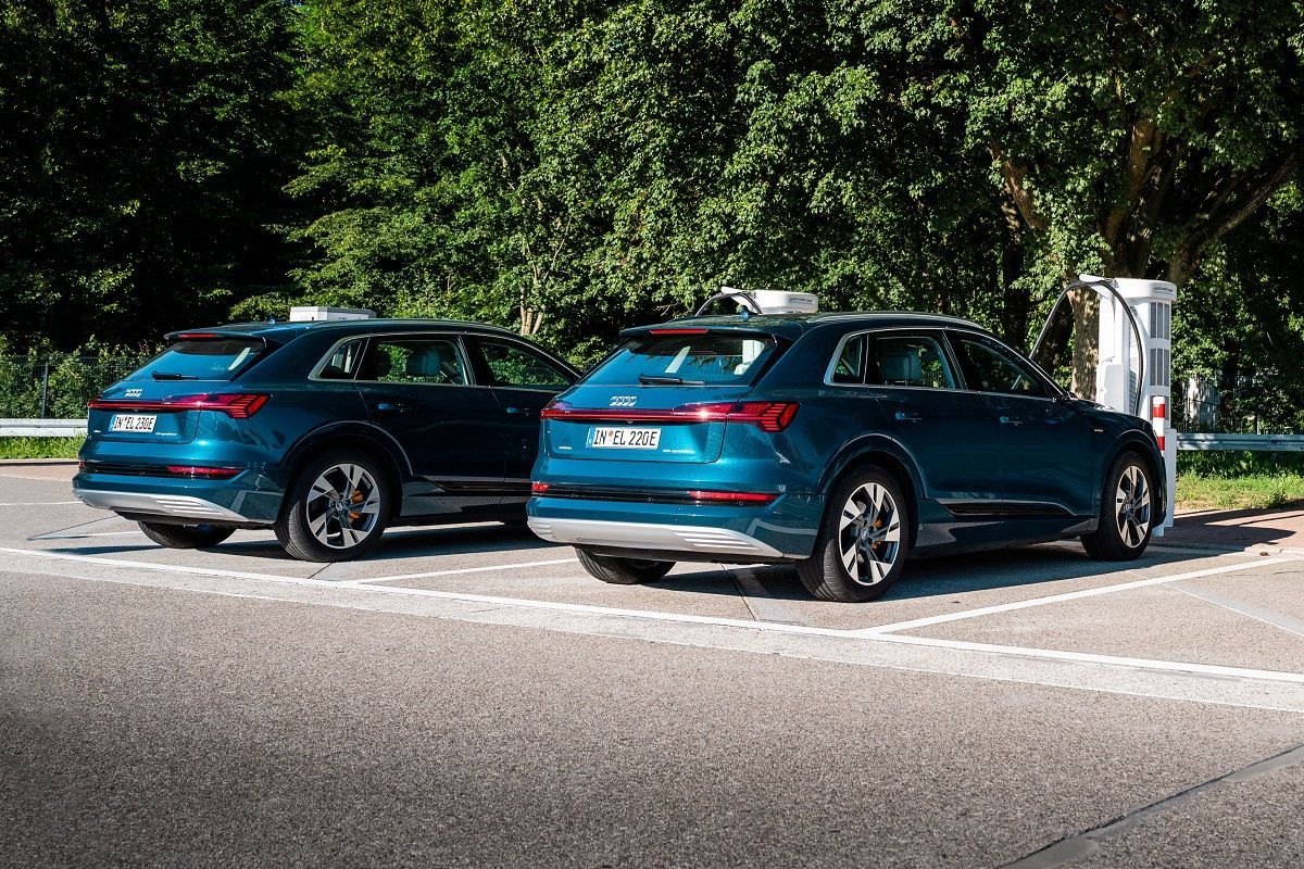 Audi e-tron is er met twee soorten accu