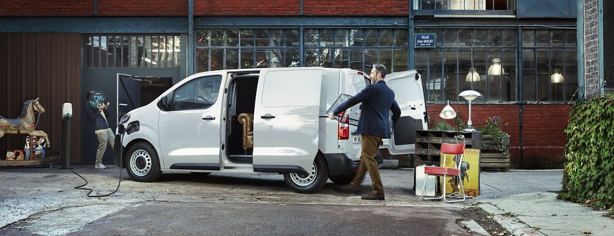 De elektrische Jumpy is net zo praktisch als de gewone versie