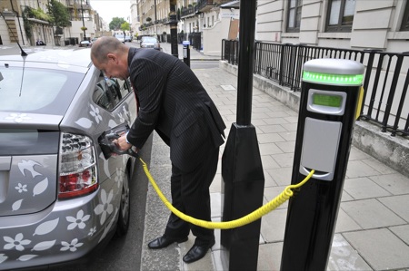 Elektrische auto laden