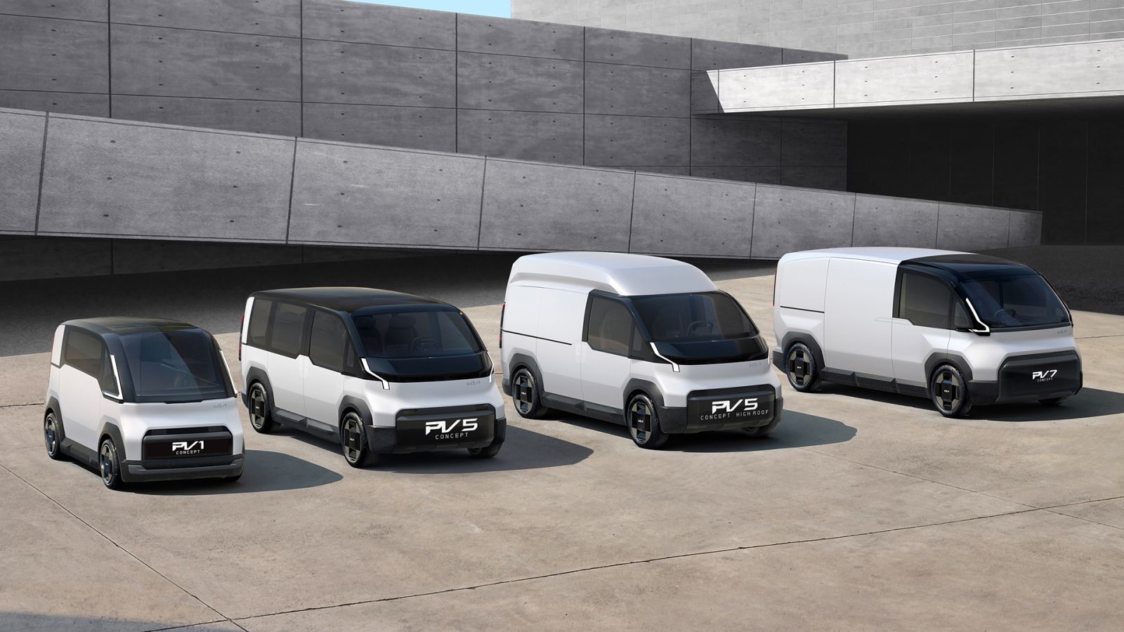 Kia elektrische bedrijfswagen concepten