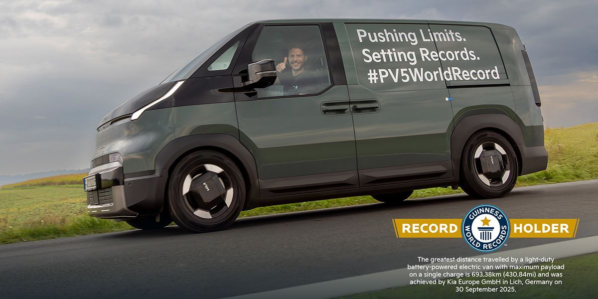 De nieuwe Kia PV5 Cargo rekent af met laadstress. Beeld: Kia Kia PV5 Cargo - ActivLease