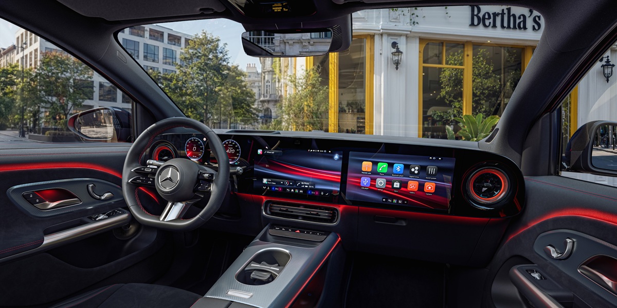 Het Mercedes GLA interieur met als highlight het MBUX Superscreen Mercedes-Benz GLA (2026) - ActivLease