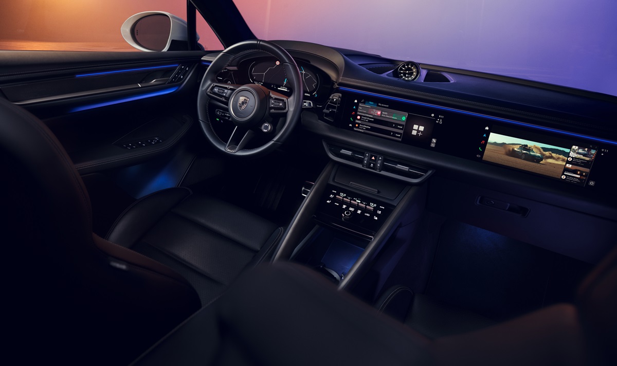 Porsche Macan EV interieur